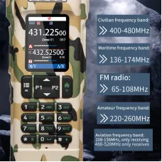 Baofeng BF-UV32 GPS Walkie Talkie 10W Long Range Multi Band Bluetooth App 1000 Channels USB-C EU Charge Portable 2-Way Radio