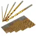 10*1mm+10*1.5mm+10*2mm+10*2.5mm+10*3mm High Speed Steel Drill Bit Straight Shank Twist Drill Bit Tool Set