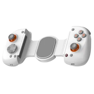 D8+ Mobile Game Stretching Controller Wired bluetooth Gamepad with Hall Joystick and Hall Trigger 6-Axis Gyro Vibration Trubo Function for Switch Android iOS PC Universal Adjustable Phone Gamepad