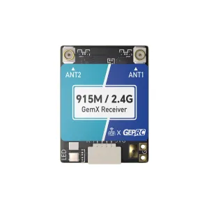 GEPRC ELRS 915M/2.4G Dual-band Gemini Xrossband ExpressLRS ELRS Receiver for FPV Racer Drone