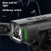 BIKIGHDigital Display Bike Headlight Near and Far Light Anti-glear Design Type-Rechargeable Waterproof Cycling for MTB Bike Road Bike