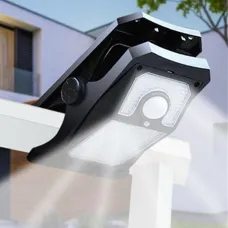 IPRee Multifunctional Solar Clip Light Outdoor Portable Waterproof Sensor Lamp Courtyard Garden Lamp Patio Home Camping Wall Lights