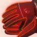 Winter Thickened Electric Heated Gloves Waterproof Design Touchscreen Compatibility Adjustable Temperature Warm for Cycling Skiing