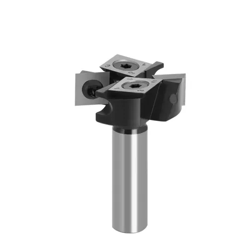1/2 Inch 8mm 12mm Shank 4 Flutes CNC Spoilboard Surfacing Router Bit Slab Flattening Router Bit with 1-1/2" Cutting Diameter for Woodworking