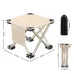 IPRee Portable Camping Folding Chair Outdoor Foldable Camping Stool Fishing Chair Oxford Light Cloth Folding Beach Chair Picnic Seat