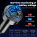 66W 4-Port USB PD Car Charger Adapter Dual 2.4A USB-A PD QC3.0 Fast Charging with Blue LED for iPhone 13 14 14 Pro Max for Huawei Mate50 for Samsung Galaxy S22 for Redmi K60 for OPPO Reno9