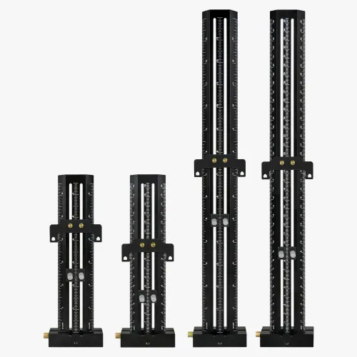 Metric Inch T Shape Marking Gauge Double Line Aluminum Ruler 6 14 inch High Precision Scribing Tool