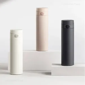 Xiaomi Mijia 480ML Thermos Cup Flip Cover Mini Portable Thermos Cup Pocket Edition Keep Warm/Cold Cup Tea Cup 316L Stainless Steel