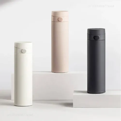 Xiaomi Mijia 480ML Thermos Cup Flip Cover Mini Portable Thermos Cup Pocket Edition Keep Warm/Cold Cup Tea Cup 316L Stainless Steel