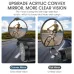 WESBIKING Universal Bicycle Rearview Mirror Adjustable Rotate Cycling Handlebar Convex Mirrors for MTB Road Bike Accessories