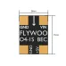 0.4g FLYWOO O4 1S 5V BEC Module for 1.6 Inch to 2 Inch Micro RC FPV Racing Drones