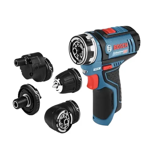 GSR 12V-15 FC for Bosch Professional Cordless Drill 12V Lithium Ion Battery Compact Design 30Nm Torque 5-in-1 Multi Functional Tool LED Worklight Wood Steel Drilling Versatility