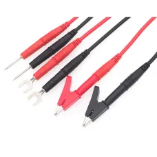 8 In 1 1M  Combined Multimeter Test Line Banana Plug U-shaped Fork Crocodile Clip 2.0 Pin Test Cable