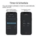 Tuya WiFi Smart Switch Temperature Humidity Dry Contact 10A AC85-265V DC7-32V App Remote Real-Time Monitoring Timer Schedule Smart Home Automation Voice Control with Alexa Google Assistant