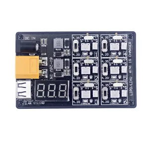 6 IN 1 1S Lipo LiHV XT60 12V 3A Battery Charger Board Ph1.25/2.0/JST for RC Quadcopter FPV Racing Drone