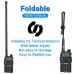 Abbree CS Tactical Antenna SMA Female Dual Band 144/430Mhz Foldable Walkie Talkie for Baofeng UV 5R 13 Pro 888S Quansheng UV K5