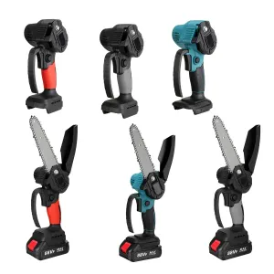 88VF 4000RPM 6'' Cordless Electric Chainsaw Wood Cutter Saw W/ None/1/2 Battery For Makita 18V Battery