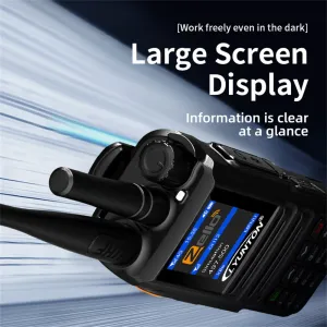 DG90000 Zello Walkie Talkie Dual-Mode 4G Network bluetooth GPS Navigation WIFI 6000mAh Battery Outdoor Communication Intercom