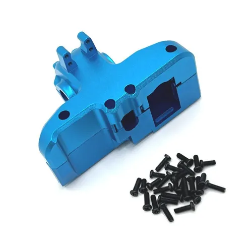 Upgrated Metal Spare Parts Rear Gearbox Gear Cover Kit Accessories for 1/14 MJX 14209 14210 RC Car Vehicle Models