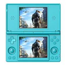 Basic version ANBERNIC RG DS Dual Screen Android 14 Handheld Game Console 4-Inch IPS Touchscreen 4000mAh Battery Multiplayer Retro Game Console Built-in Dual HiFi Stereo Speakers Six-axis Gyro Function