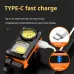 BIKIGHLESmart Sensor Headlamp Multi-Angle Adjustment Type-Rechargeable 18650 Torch Built-in Battery 7-Modes Powerful Headlight Camping Fishing Light