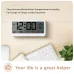 MK8001 LCD Digital Alarm Clock Night Light Electronic Clock Temperature Humidity Calendar Week Display Intelligent Bedroom Clocks
