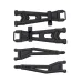 4PCS HBX 2996A 1/10 RC Car Parts Suspension Upper Lower Arm Left Right Front/Rear Vehicles Models Spare Accessories T2006T/T2007