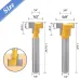 5PCS 1/4 Inch Shank Keyhole Router Bits Set T Track T-Slot Bolts Router Bit Set for 5/16" 3/8" 1/2" 7/16" 5/8" Hex Bolts