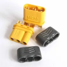 Amass MR30 Connector Plug With Sheath Female & Male 1 Pair for RC Battery