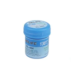 RELIFE RL-404 Lead-free Solder Paste Low Temperature Melting Point 138 Degrees Tin Paste Phone PCB BGA/SMD Template Repair Tin