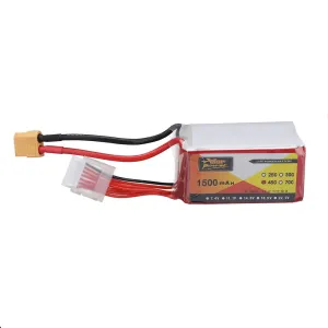 ZOP POWER 22.2V 1500mAh 45C 6S LiPo Battery XT60 Plug for RC Drone