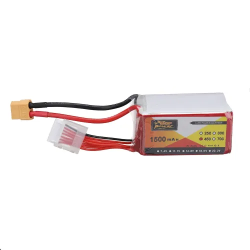 ZOP POWER 22.2V 1500mAh 45C 6S LiPo Battery XT60 Plug for RC Drone