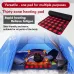 Portable 5V USB Heated Sleeping Bag Mat Heating Sleeping Bag Liner, Grid Electric Heating Pad 198X62cm Suitable for Cold Weather, Outdoor Camping And Hiking Supports Multiple USB Power Sources Usable in All Seasons