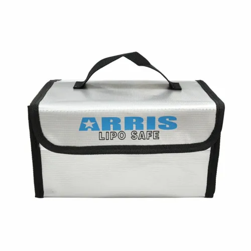 215*155*115mm Fire Retardant Portable Safety Fireproof Case Handbag Box LiPo Battery Bag for Lipo Battery Charger