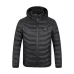 TENGOO HZ-23 23 Zones Heated Jacket - Four-control, USB Charging, Smart Thermal Warm Jacket Uniex Heated Hooded Coat Outdoor Sportswear