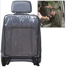 1Pc Car Care Seat Protection Back Cover Universal Child Protection Cover Transparent Cleaning Anti-Kick Pad