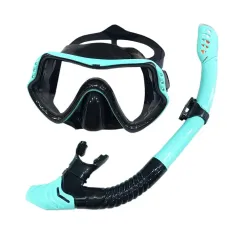 Diving Goggles Snorkel Set with Swimming Goggles, Tube, Adjustable Strap for Women Men Adult Swimming Equipment