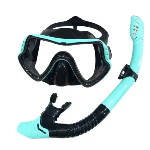 Diving Goggles Snorkel Set with Swimming Goggles, Tube, Adjustable Strap for Women Men Adult Swimming Equipment