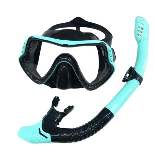 Diving Goggles Snorkel Set with Swimming Goggles, Tube, Adjustable Strap for Women Men Adult Swimming Equipment