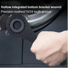 MEROCA 16/24 Notch Aluminum Alloy Bicycle Bottom Bracket Wrench BB39 BB40.5 BB44 BB46 BB49 BB52 Bike Hollow Disc Removal Tool