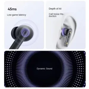 Realme Buds T310 bluetooth Headset Wireless ANC Earphone 46dB Depth Noise Cancelling AI Call Noise Reduction 3D Surround Sound 40H Battery Life Low Game Delay In-ear Sports Headphones