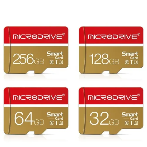 Microdrive CLASS10 High Speed TF Memory Card 32GB 64GB 128GB 256GB Micro SD Card Flash Card Smart Card for Driving Recorder Phone Camera