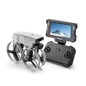 PJC M6S WiFi FPV with Folded 4.3" LCD Screen Controller HD Camera Servo Gimbal Optical Flow Hover Brushless LED Foldable Pocket RC Drone Quadcopter RTF