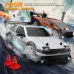 ENOZE 8601 8602 RTR 1/24 2.4G 4WD 30km/h Drift RC Car GTR High Speed Racing LED Light On-Road Vehicles Models Toys