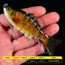 5pcs Multi-Section Fishing Lures 15.5g/10cm Sinking Swimbait Artificial Baits Fishing Tackle for Freshwater Saltwater Fishing