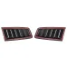 Car RS Style Bonnet Vents Universal Glossy BlackFor Ford Focus MK2