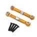Upgraded Metal Parts Adjustable Front Steering Tie Rod Set for MJX 14211 HYPER GO 1/14 RC Car Vehicle Models Accessories