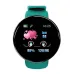 D18S 1.3inch HD Screen Heart Rate Blood Pressure Blood Oxygen Monitor Sleep Monitoring Multi-sport Modes Music Playback IP65 Waterproof Smart Watch