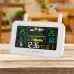 Weather Stations Wireless Indoor Outdoor Thermometers LCD Color Display Temperature Humidity Monitor with Outdoor Sensor Weather Thermometer Forecast Station with Clock / Adjustable Backlight / Forecast / Data / Air Pressure and Alarm Alert