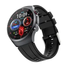 ET488 1.43-inch AMOLED Display ECG Micro-examination Fatigue Analysis bluetooth Call Heart Rate Blood Pressure SpO2 Monitor Sleep Monitoring Uric Acid and Lipid Function HRV Detection Fatigue Analysis BMI Women's Health IP68 Waterproof Smart Watch